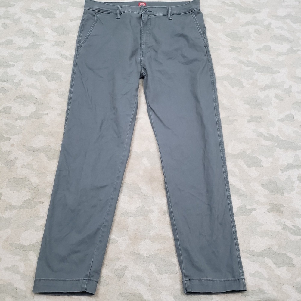Levi's Pants Mens 36x32 Blue Chino Pockets Straight Leg